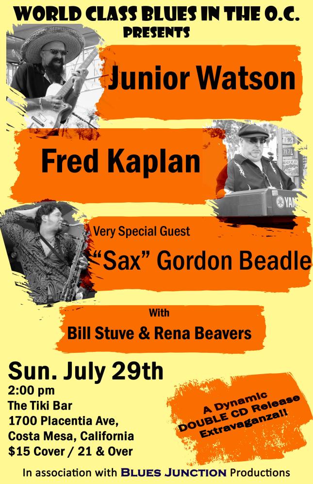 Double CD Release Extravaganza !!! Junior Watson and Fred Kaplan !!!