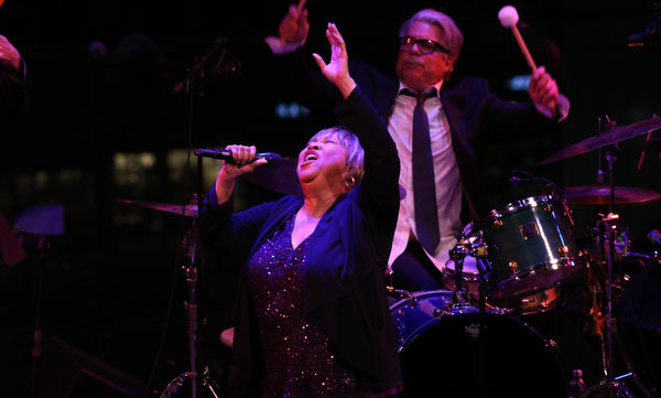 Stephen Hodges(Rick Holmstrom Band) with Mavis Staples
